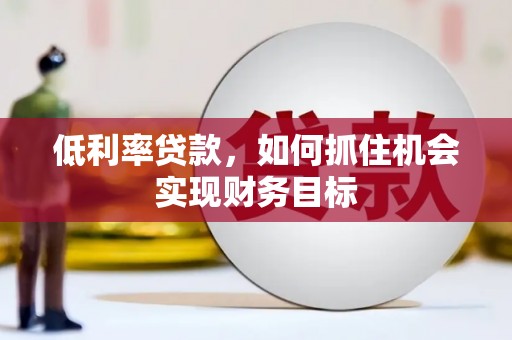 桑植低利率贷款，如何抓住机会实现财务目标