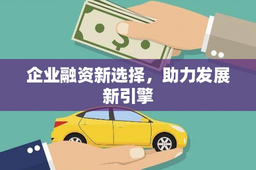 桑植企业融资新选择，助力发展新引擎