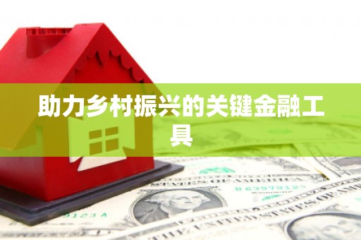 桑植助力乡村振兴的关键金融工具