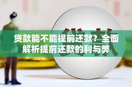 桑植贷款能不能提前还款？全面解析提前还款的利与弊