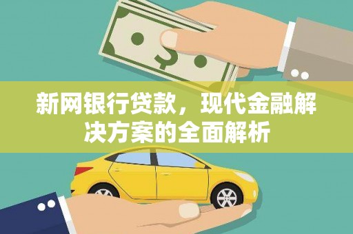 桑植新网银行贷款，现代金融解决方案的全面解析