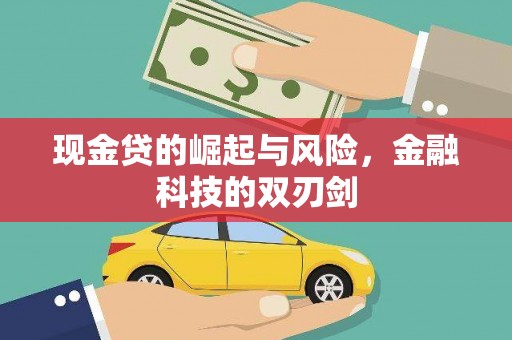 桑植现金贷的崛起与风险，金融科技的双刃剑