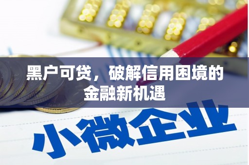 桑植黑户可贷，破解信用困境的金融新机遇