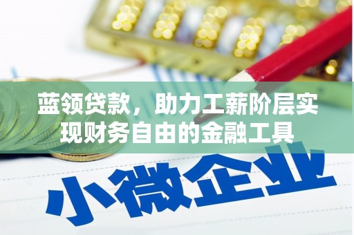 桑植蓝领贷款，助力工薪阶层实现财务自由的金融工具