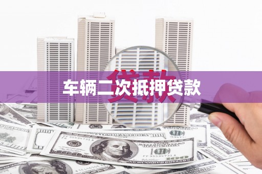 桑植车辆二次抵押贷款