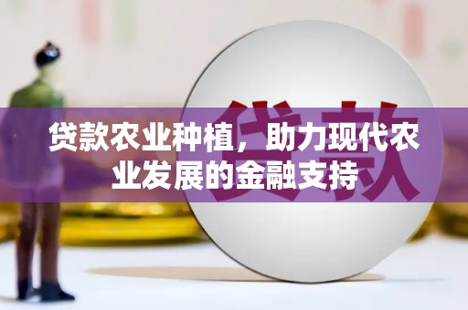 桑植贷款农业种植，助力现代农业发展的金融支持